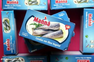 Portugalskie rybki w puszce Manna, bez BPA