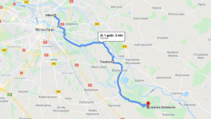 Trasa nad Jezioro Dziewicze