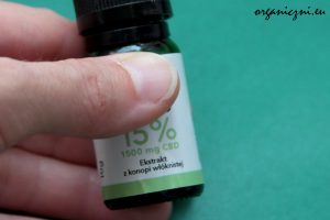 Olej CBD 15%, ekstrakt z konopi włóknistej