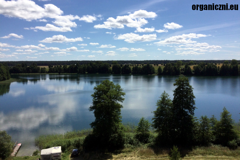 Jezioro Mulaczysko z wieży widokowej