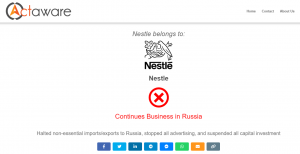 Nestlé prowadzi biznes w Rosji 19.12.2022
