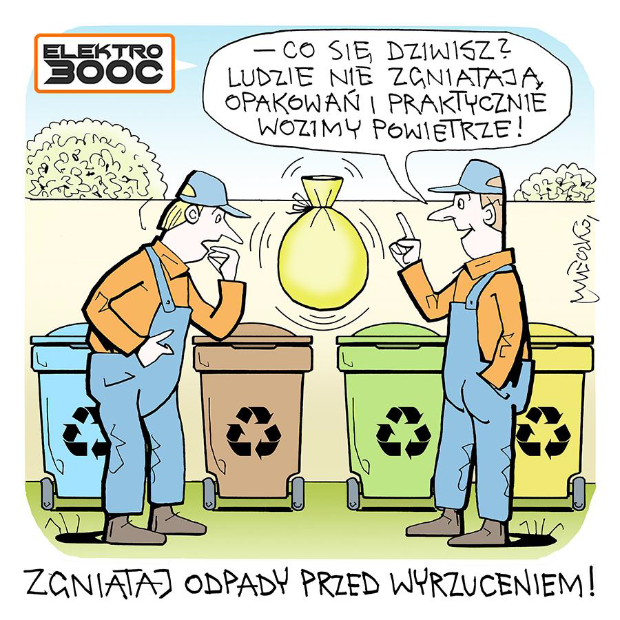 Zgniatanie odpadów