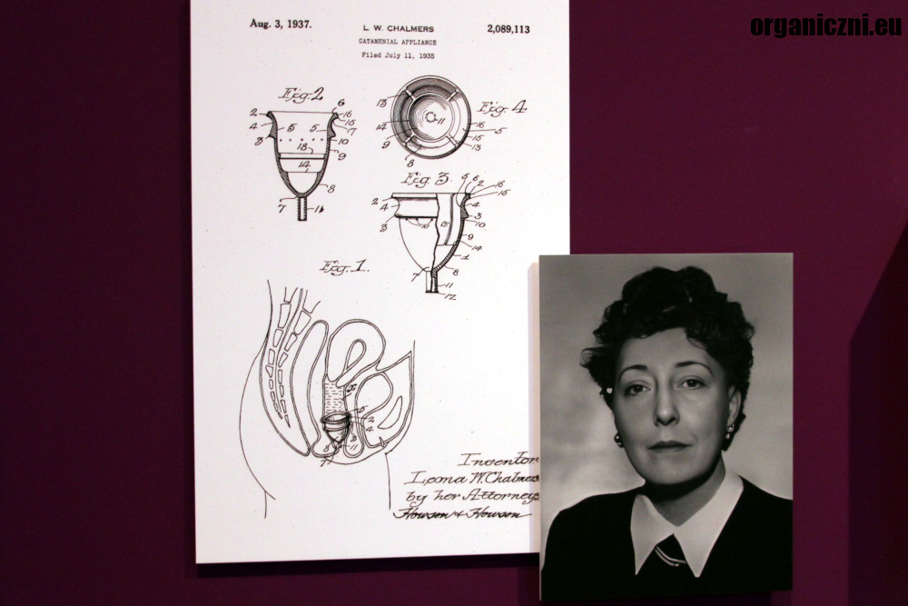 Leona Chalmers i jej kubeczek menstruacyjny z 1937 r.