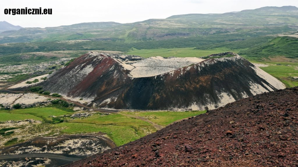 Islandia, wygasły wulkan Rauðabrók