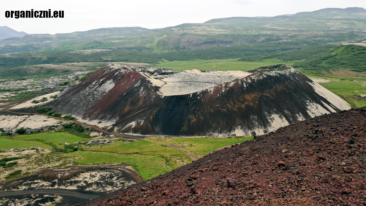 Islandia, wygasły wulkan Rauðabrók