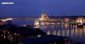 Widok na Budapeszt zimą